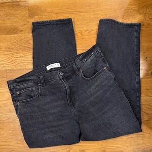 Abercrombie Straight Mid Rise Jeans
